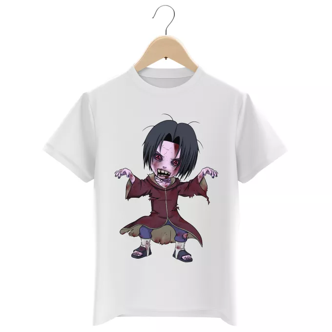 T-shirts för barn Parodi Naruto Itachi X Walking Dead