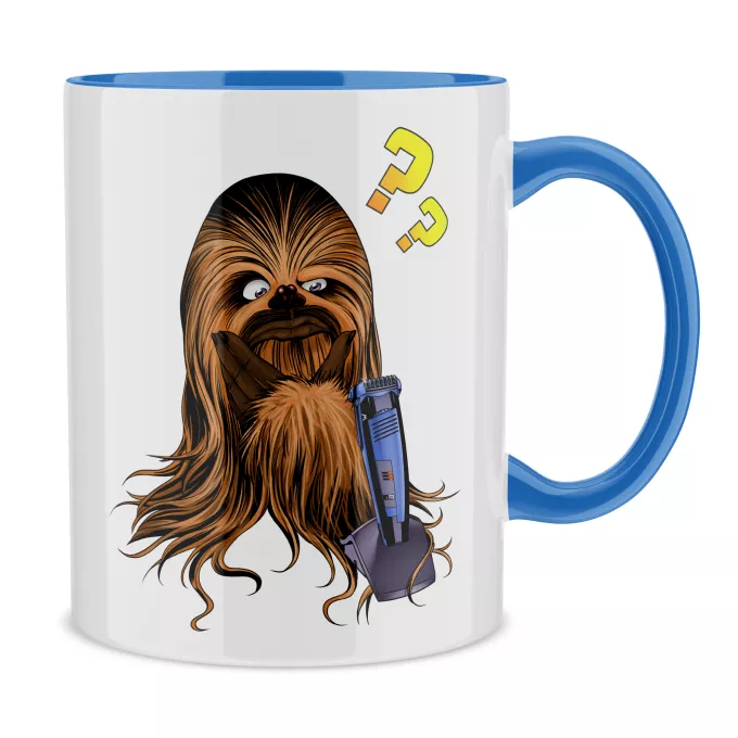 Tassen Parodie auf Star Wars Chewbacca