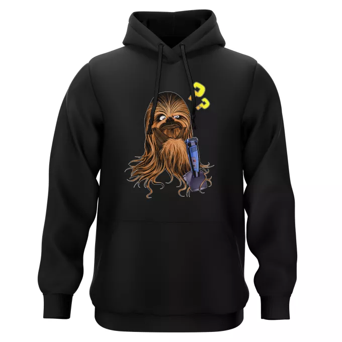 Kapuzenpullover Parodie auf Star Wars Chewbacca