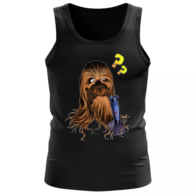 Herren Tank Top Parodie auf Star Wars Chewbacca