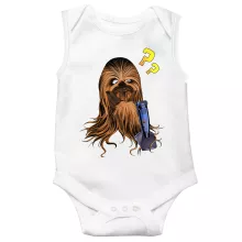 Chewbacca ärmelloser Baby Strampler – Parodie auf Star Wars