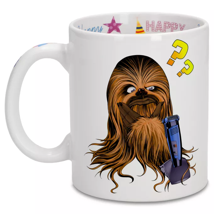 Geburtstag Tassen Parodie auf Star Wars Chewbacca