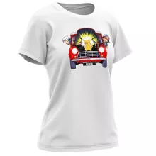 T-shirt Femme Pikachu « Pika dépannage » – Parodie Pokémon