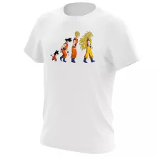 T-shirt Sangoku Super Saiyajin « La Théorie de l'évolution » – Parodie Dragon Ball Z