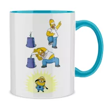 Taza Los Simpson “Los Simpson y Minions” – Parodia de Minions