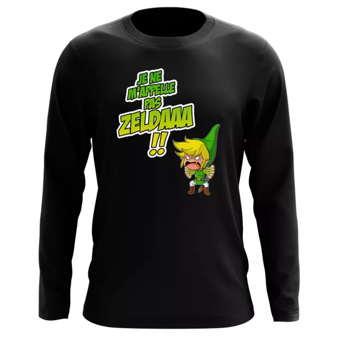 T-Shirts manches longues Parodie Zelda Un Coup de gueule de héros... - Link