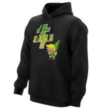 Sweat à capuche Link « Un Coup de gueule de héros... » – Parodie Zelda
