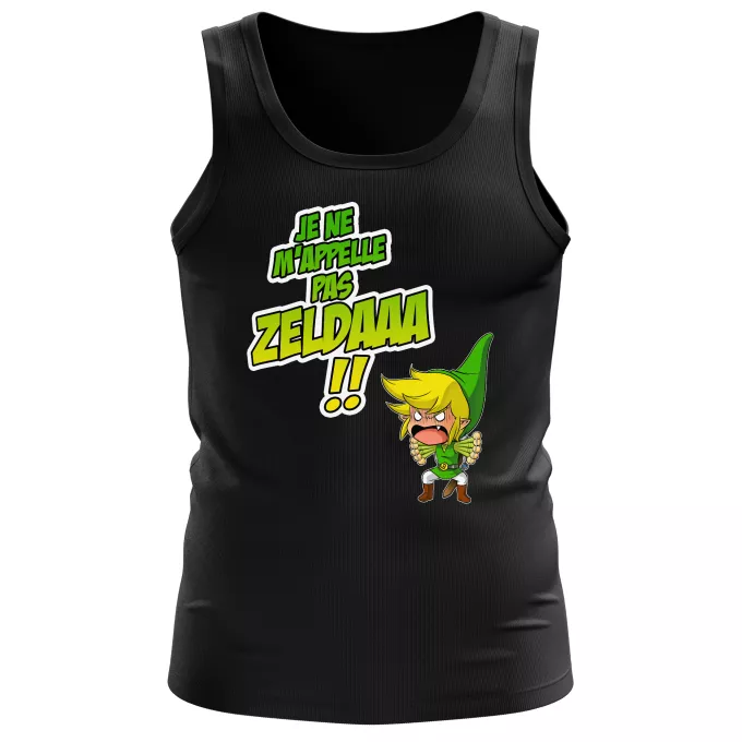 Débardeurs Hommes Parodie Zelda Un Coup de gueule de héros... - Link