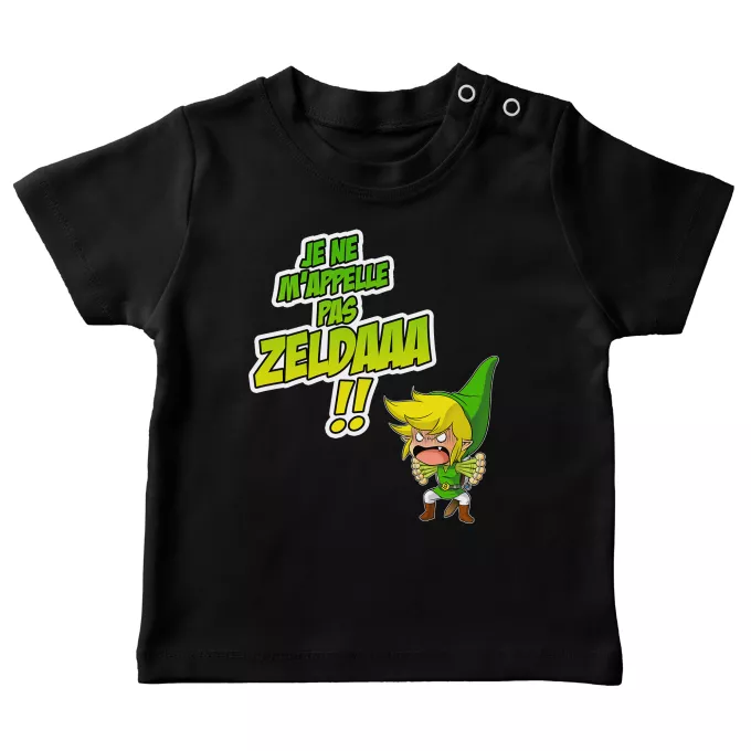 T-shirts bébé Parodie Zelda Un Coup de gueule de héros... - Link