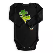 Body bébé manches longues Link « Un Coup de gueule de héros... » – Parodie Zelda