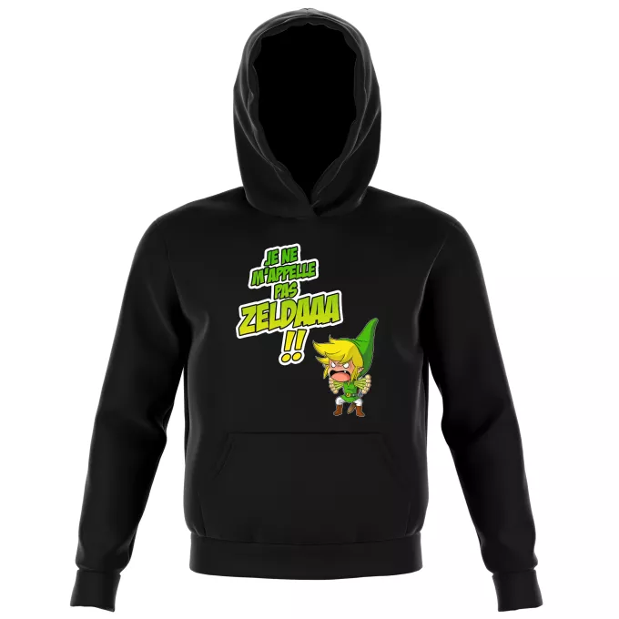 Sweat-shirts à Capuche Enfant Parodie Zelda Un Coup de gueule de héros... - Link