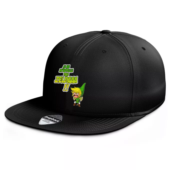 Casquette Rap Snapback Parodie Zelda Un Coup de gueule de héros... - Link