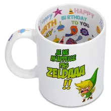 Mug Link « Un Coup de gueule de héros... » – Parodie Zelda