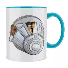 Han Solo Mug “Han Solo and Chewbacca” – Star Wars parody