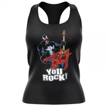 Débardeur Femme « You Rock !! » – Parodie Spider-Man