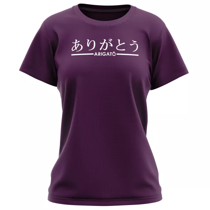T-shirts Femmes Parodie Japon Arigatô (Merci) - japonais-kanji-manga