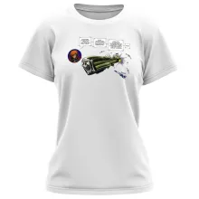 T-shirt Femme L'Arcadia « Zone de Turbulences ! » – Parodie Albator