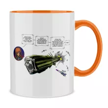 Mug L'Arcadia « Zone de Turbulences ! » – Parodie Albator