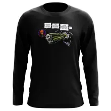 T-Shirt à manches longues L'Arcadia « Zone de Turbulences ! » – Parodie Albator