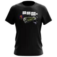 T-shirt L'Arcadia « Zone de Turbulences ! » – Parodie Albator