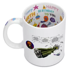 Mug L'Arcadia « Zone de Turbulences ! » – Parodie Albator