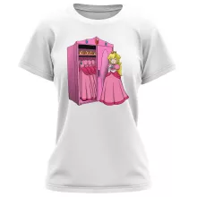 Camiseta Mujer Peach – Parodia de Super Mario