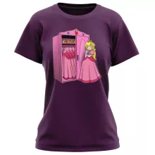 Peach Damen T-shirt – Super Mario parodie