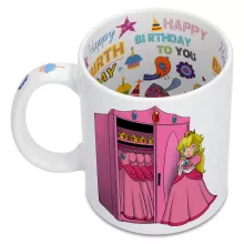 Peach Mug – Super Mario parody
