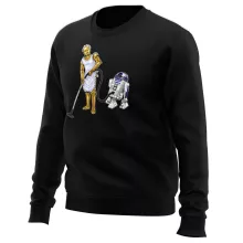Sudadera R2-D2 “R2-D2 y C-3PO” – Parodia de Star Wars