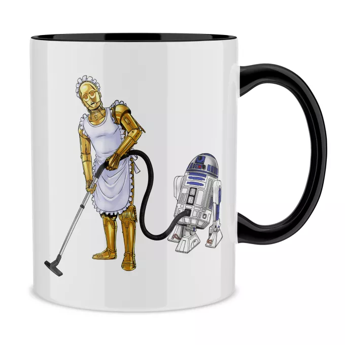 Tazas Parodia Star Wars R2-D2 y C-3PO
