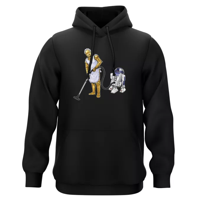 Sudaderas con capucha Parodia Star Wars R2-D2 y C-3PO