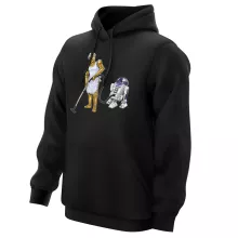 Sudadera con capucha R2-D2 “R2-D2 y C-3PO” – Parodia de Star Wars