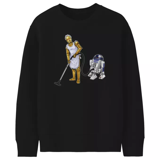 Sudaderas Niños Parodia Star Wars R2-D2 y C-3PO