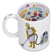 Taza R2-D2 “R2-D2 y C-3PO” – Parodia de Star Wars
