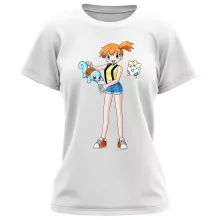 Maglietta da Donna Togepi “Togepi, Squirtle e Misty” – Parodia dei Pokémon