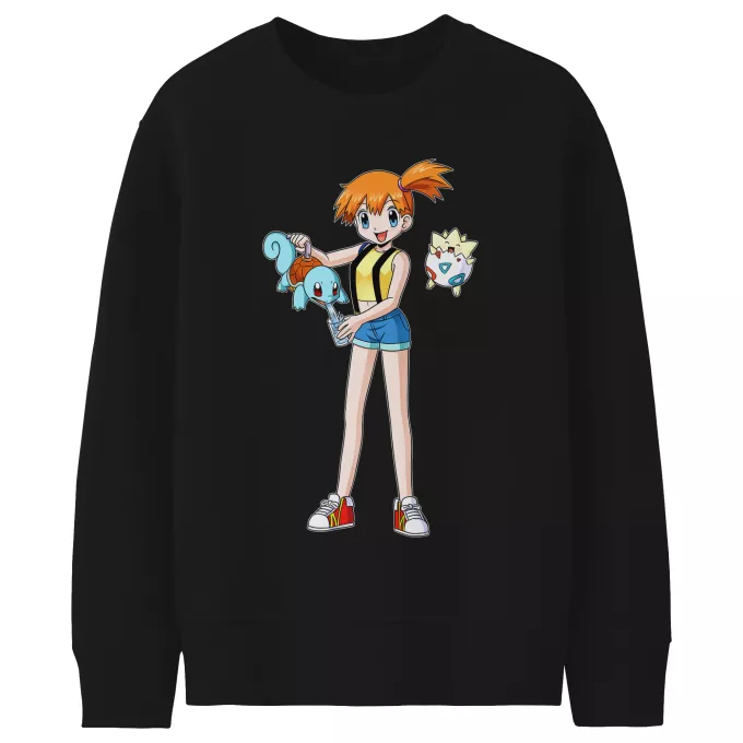 Tröjor för barn Parodi Pokémon Togepi, Squirtle och Misty