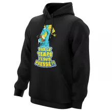 Sweat à capuche Bob « Eponge pressée... » – Parodie Bob l'éponge