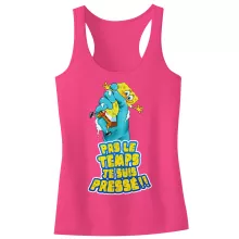 Débardeur Enfant Fille Bob « Eponge pressée... » – Parodie Bob l'éponge