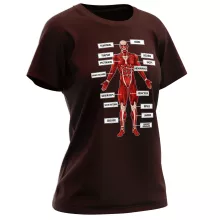 T-shirt Femme Le Titan Colossal « Titanatomie colossale... » – Parodie L'attaque des Titans