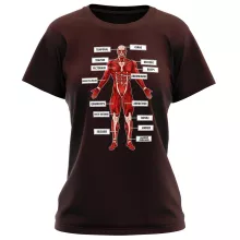 T-shirt Femme Le Titan Colossal « Titanatomie colossale... » – Parodie L'attaque des Titans