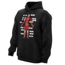 Sweat à capuche Le Titan Colossal « Titanatomie colossale... » – Parodie L'attaque des Titans
