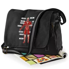 Sac à bandoulière Le Titan Colossal « Titanatomie colossale... » – Parodie L'attaque des Titans