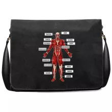 Sac à bandoulière Le Titan Colossal « Titanatomie colossale... » – Parodie L'attaque des Titans