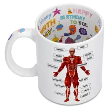 Mug Le Titan Colossal « Titanatomie colossale... » – Parodie L'attaque des Titans