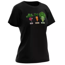 T-shirt Femme Sangoku « Super Héros de la Planète Végétale » – Parodie Dragon Ball Z