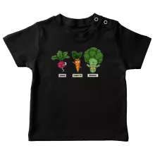 T-shirt bébé Sangoku « Super Héros de la Planète Végétale » – Parodie Dragon Ball Z