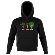 Sweat à capuche Enfant Sangoku « Super Héros de la Planète Végétale » – Parodie Dragon Ball Z