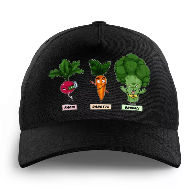 Casquettes Enfants Parodie Dragon Ball Z - DBZ Super Héros de la Planète Végétale - Sangoku, Broly, Raditz