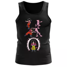 Son Goku Tank Top “Son Goku Super Saiyajin 4 and the Pink Panther” – Dragon Ball GT parody
