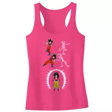 Son-Goku Super Mädchen Kinder Tank top “Son-Goku Super saiyajin 4 und die Pink-Panther-Reihe” – Parodie auf Dragon Ball GT